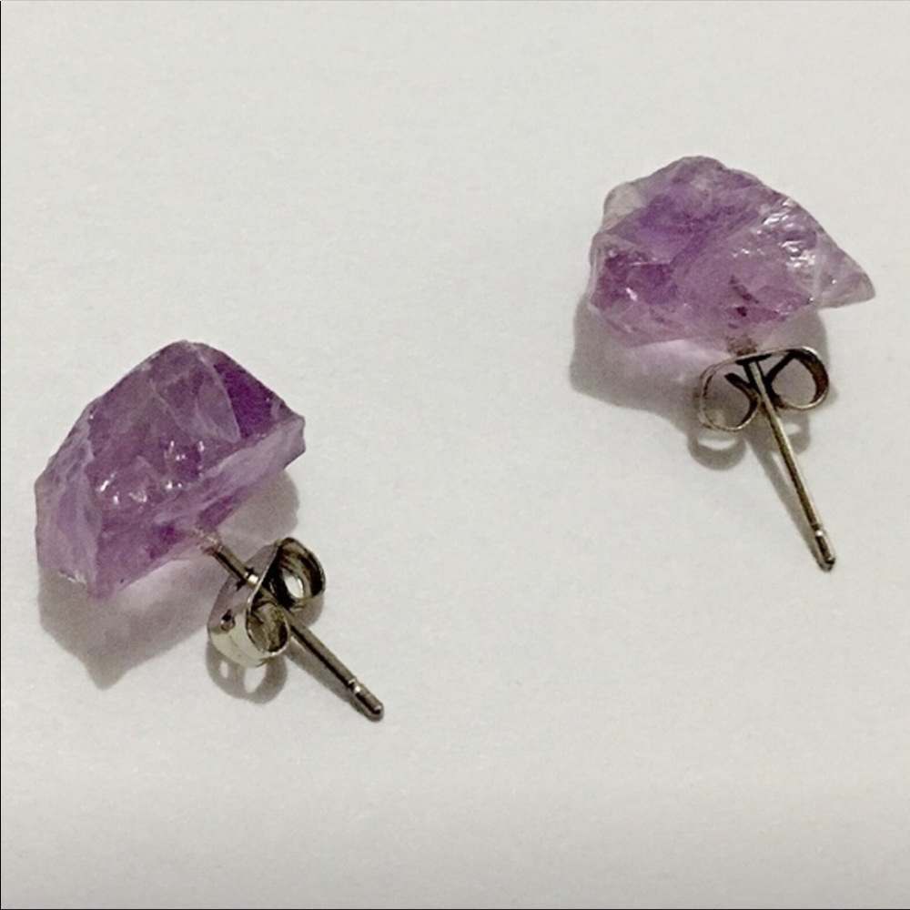 Amethyst Earring Studs